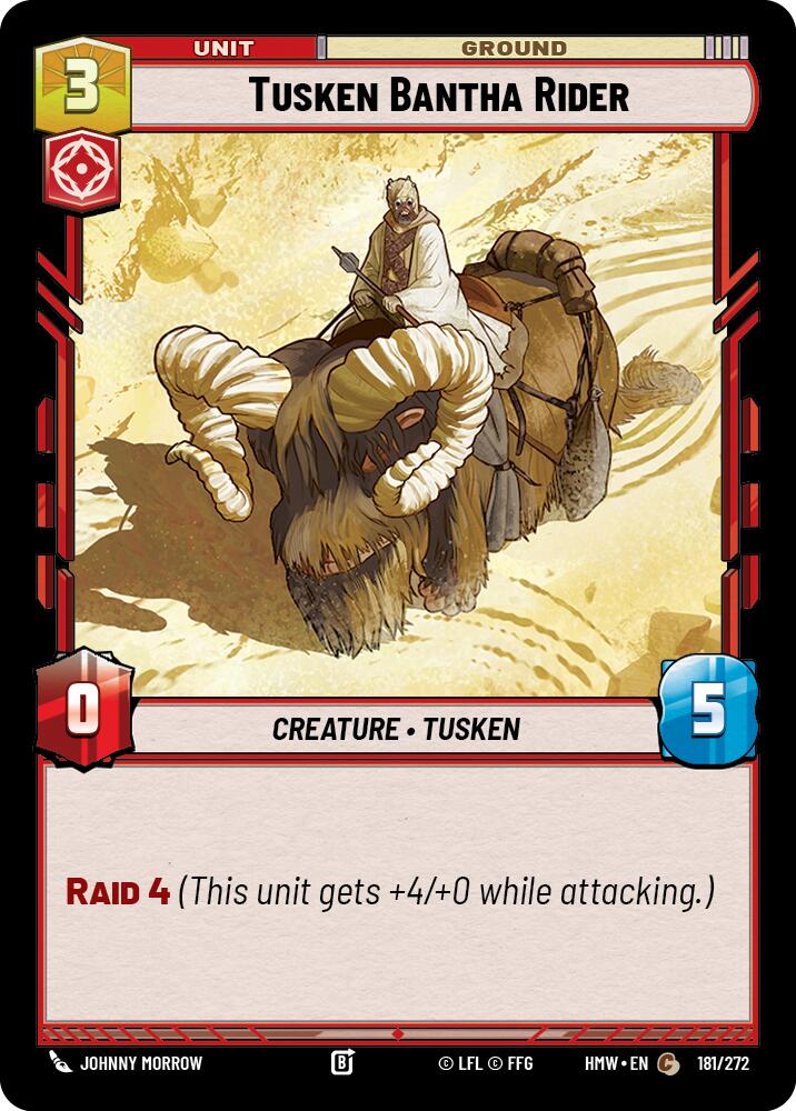 Tusken Bantha Rider (181/272) (181/272) [Homeworlds] - The Mythic Store | 24h Order Processing