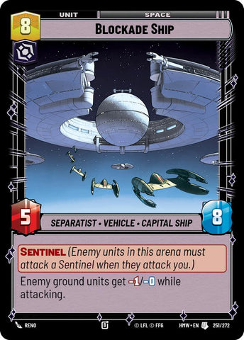 Blockade Ship (251/272) (251/272) [Homeworlds]