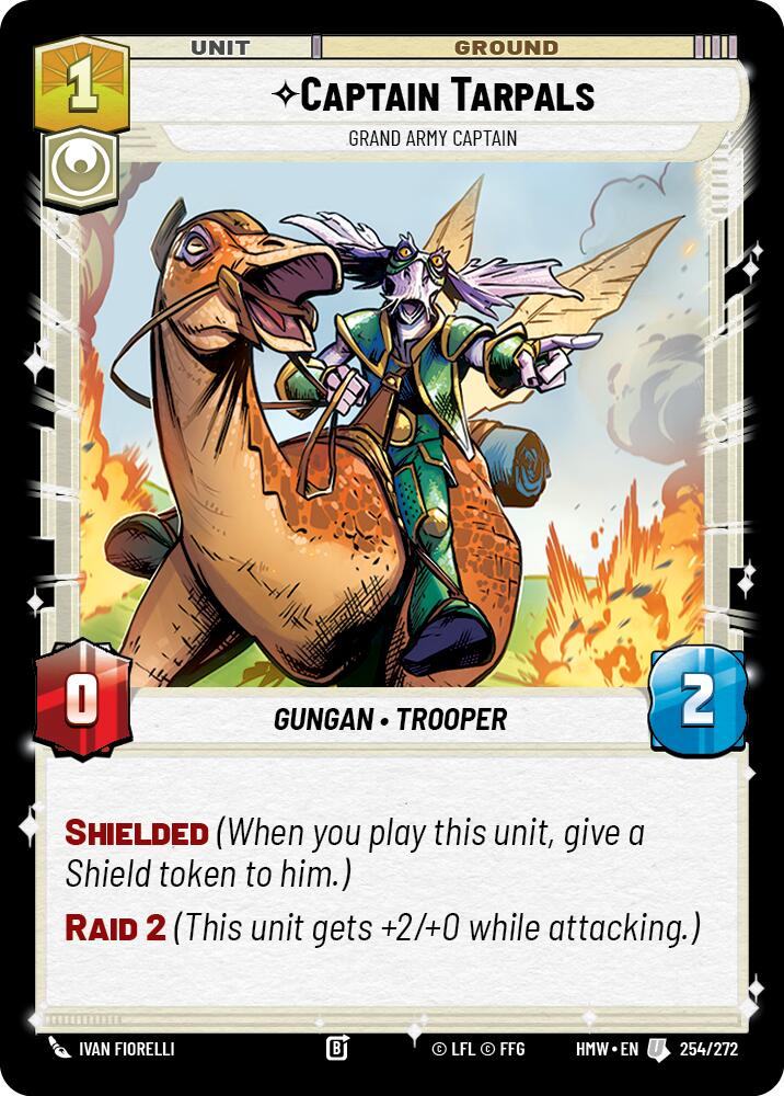 Captain Tarpals - Grand Army Captain (254/272) (254/272) [Homeworlds] - The Mythic Store | 24h Order Processing