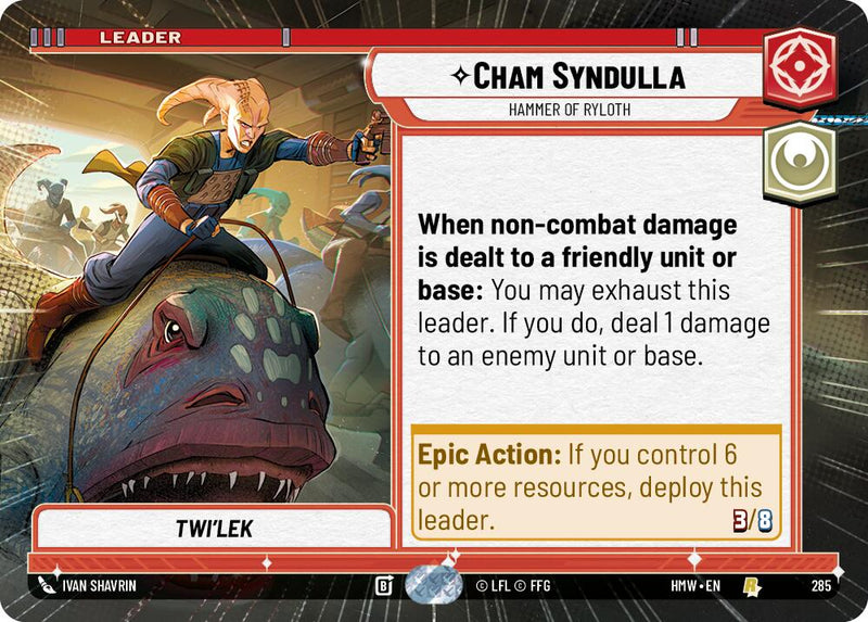 Cham Syndulla - Hammer of Ryloth (285) (Hyperspace) (285) [Homeworlds] - The Mythic Store | 24h Order Processing