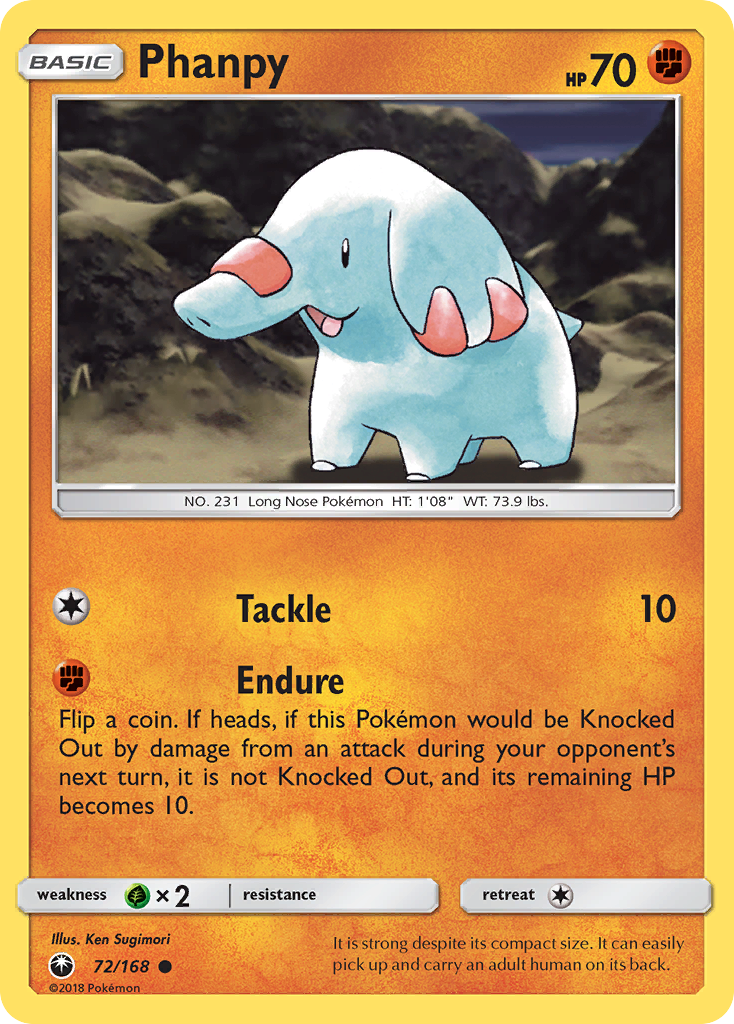 Phanpy (72/168) [Sun & Moon: Celestial Storm] - The Mythic Store | 24h Order Processing