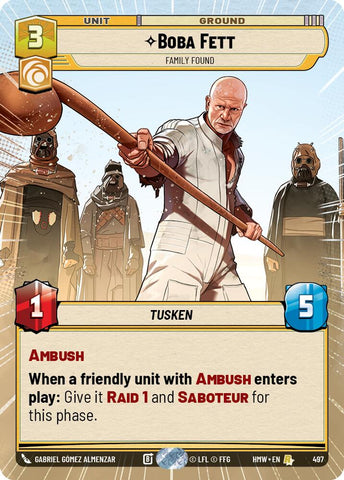 Boba Fett - Family Found (497) (Hyperspace) (497) [Homeworlds] - The Mythic Store | 24h Order Processing