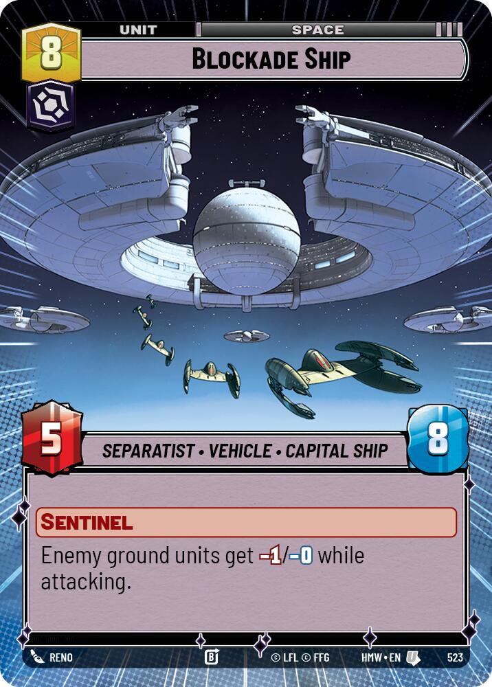 Blockade Ship (523) (Hyperspace) (523) [Homeworlds] - The Mythic Store | 24h Order Processing