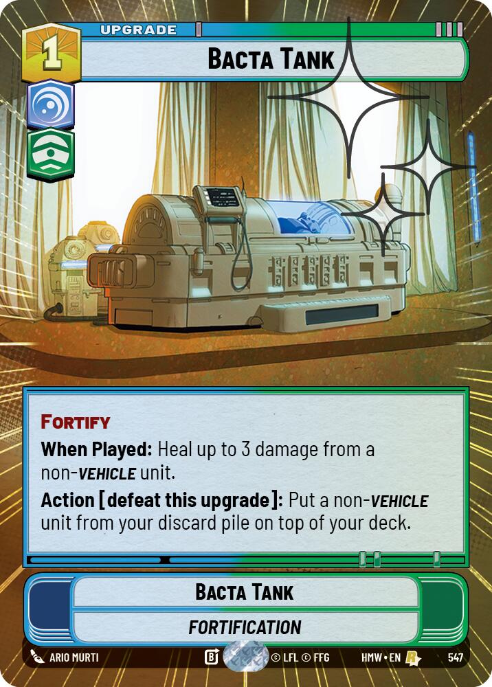 Bacta Tank (547) (Hyperspace Foil) (547) [Homeworlds] - The Mythic Store | 24h Order Processing