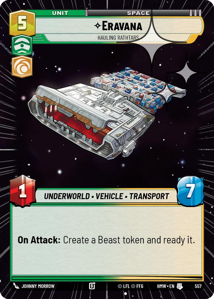 Eravana - Hauling Rathtars (557) (Hyperspace Foil) (557) [Homeworlds] - The Mythic Store | 24h Order Processing