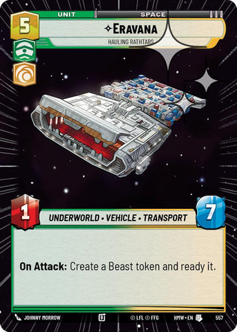 Eravana - Hauling Rathtars (557) (Hyperspace Foil) (557) [Homeworlds] - The Mythic Store | 24h Order Processing