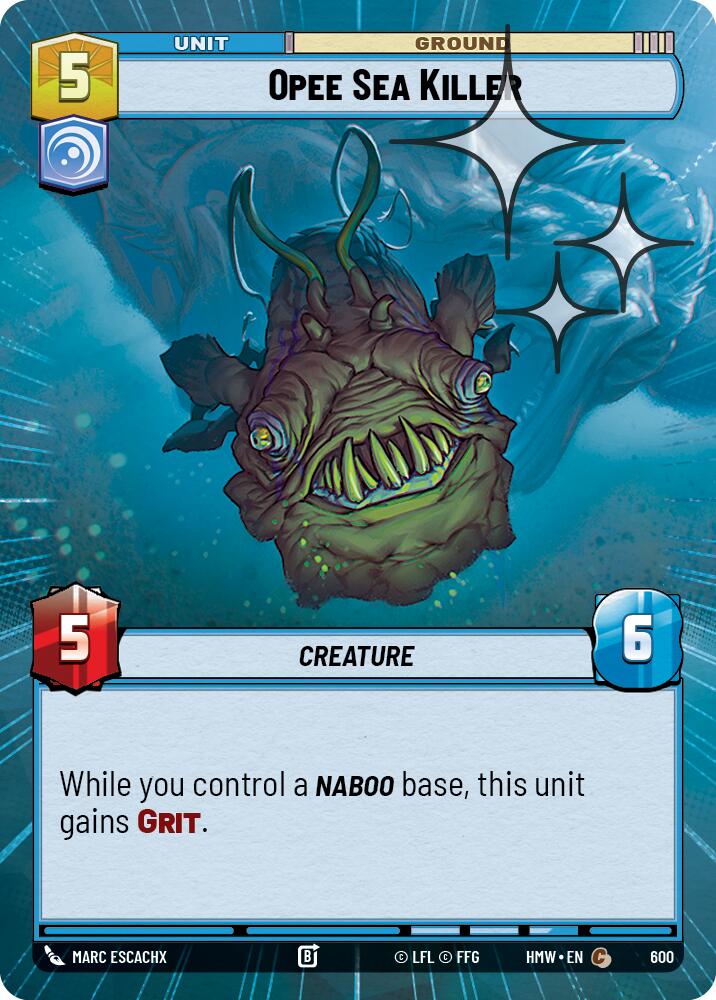 Opee Sea Killer (600) (Hyperspace Foil) (600) [Homeworlds] - The Mythic Store | 24h Order Processing