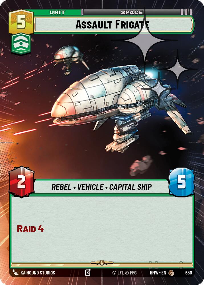 Assault Frigate (650) (Hyperspace Foil) (650) [Homeworlds] - The Mythic Store | 24h Order Processing