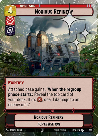 Noxious Refinery (670) (Hyperspace Foil) (670) [Homeworlds]