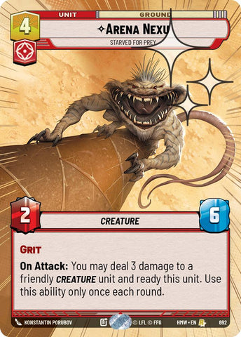 Arena Nexu - Starved for Prey (692) (Hyperspace Foil) (692) [Homeworlds] - The Mythic Store | 24h Order Processing