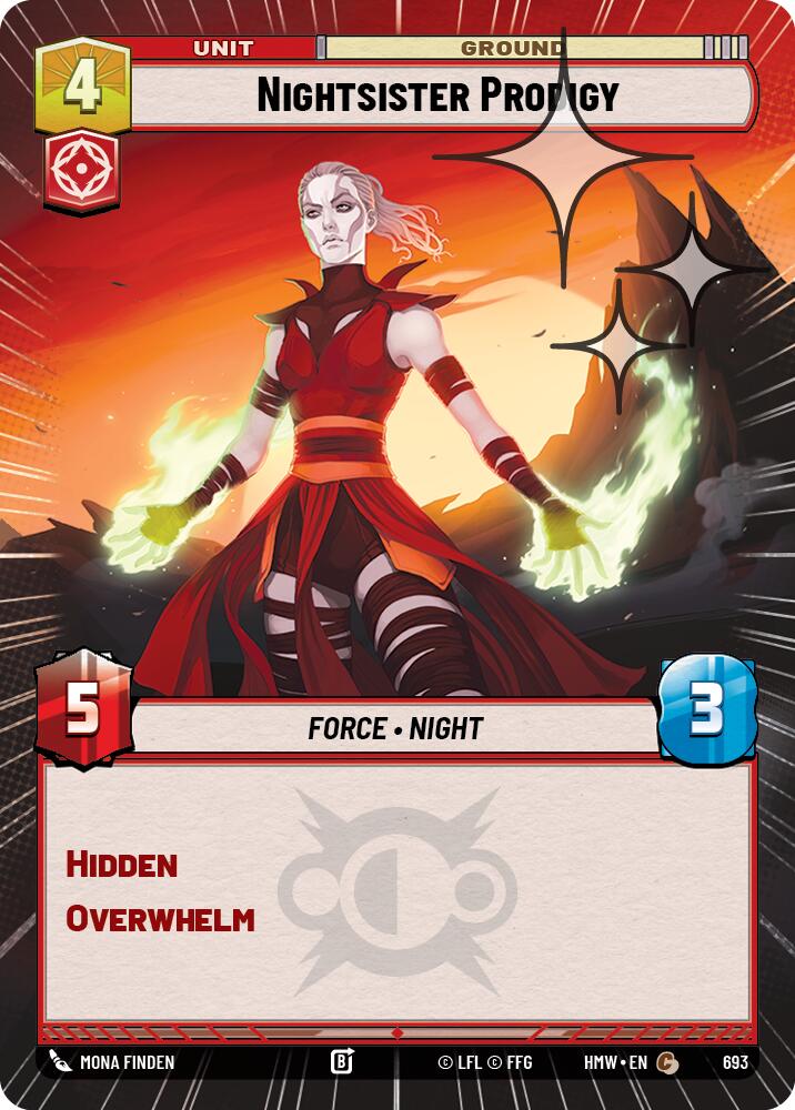 Nightsister Prodigy (693) (Hyperspace Foil) (693) [Homeworlds] - The Mythic Store | 24h Order Processing