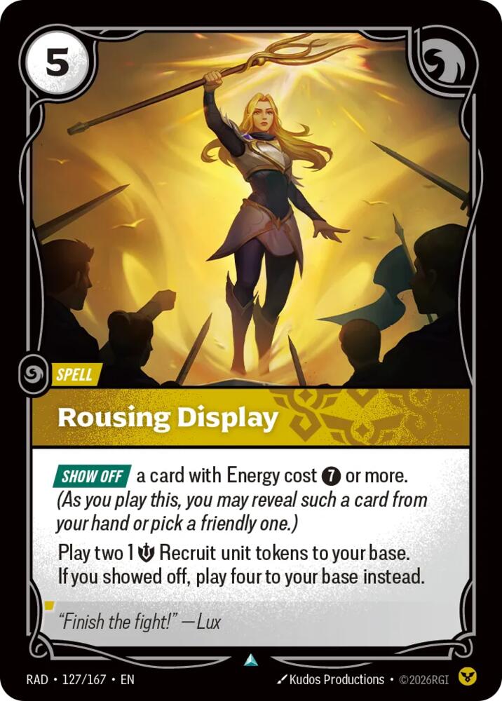 Rousing Display (127/167) [Radiance] - The Mythic Store | 24h Order Processing
