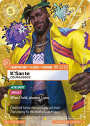K'Sante, Courageous (Overnumbered) (178/167) [Radiance] - The Mythic Store | 24h Order Processing