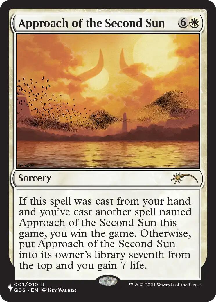 Approach of the Second Sun (Q06) [The List] - The Mythic Store | 24h Order Processing