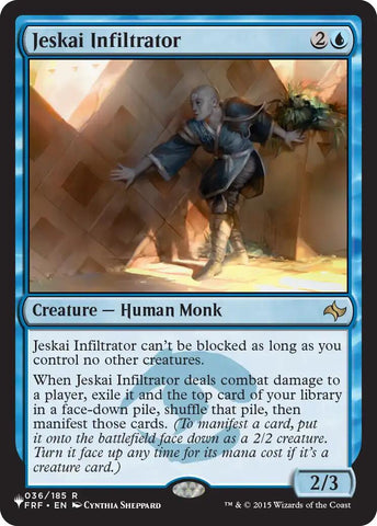 Jeskai Infiltrator [The List] - The Mythic Store | 24h Order Processing