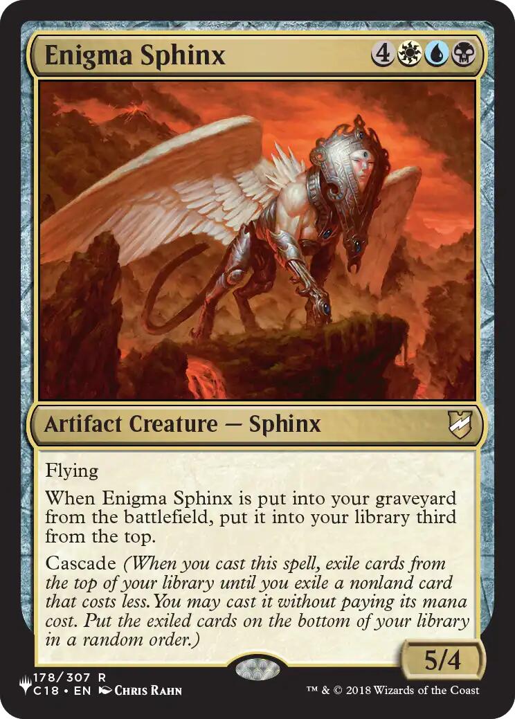 Enigma Sphinx [The List] - The Mythic Store | 24h Order Processing