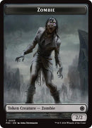 Zombie // The Monarch Double-Sided Token [Foundations Commander Tokens] - The Mythic Store | 24h Order Processing
