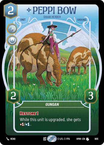 Peppi Bow - Shaak Herder (805) (Prestige) (805) [Homeworlds] - The Mythic Store | 24h Order Processing