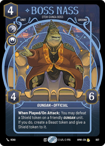 Boss Nass - Otoh Gunga Boss (807) (Prestige) (807) [Homeworlds] - The Mythic Store | 24h Order Processing