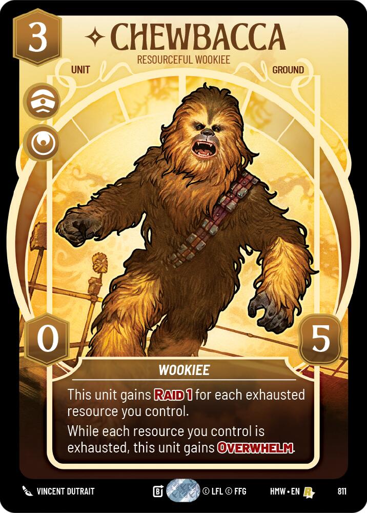 Chewbacca - Resourceful Wookiee (811) (Prestige) (811) [Homeworlds] - The Mythic Store | 24h Order Processing