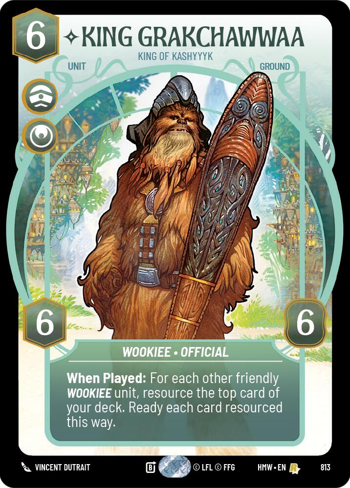 King Grakchawwaa - King of Kashyyyk (813) (Prestige) (813) [Homeworlds] - The Mythic Store | 24h Order Processing