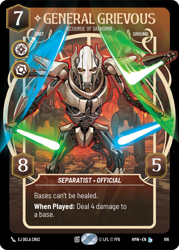 General Grievous - Scourge of Dathomir (816) (Prestige) (816) [Homeworlds] - The Mythic Store | 24h Order Processing