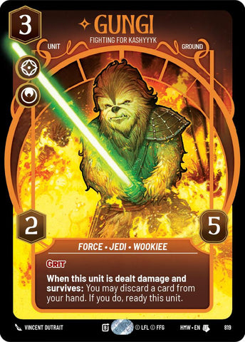 Gungi - Fighting for Kashyyyk (819) (Prestige) (819) [Homeworlds] - The Mythic Store | 24h Order Processing