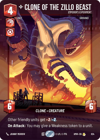 Clone of the Zillo Beast - Emperor's Experiment (824) (Prestige) (824) [Homeworlds] - The Mythic Store | 24h Order Processing
