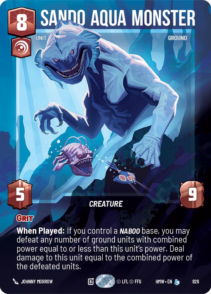 Sando Aqua Monster (826) (Prestige) (826) [Homeworlds] - The Mythic Store | 24h Order Processing
