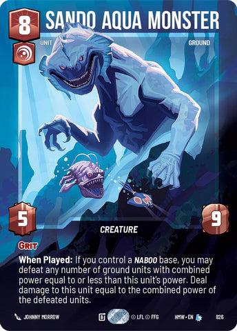 Sando Aqua Monster (826) (Prestige) (826) [Homeworlds] - The Mythic Store | 24h Order Processing