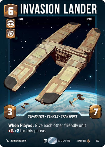 Invasion Lander (827) (Prestige) (827) [Homeworlds] - The Mythic Store | 24h Order Processing