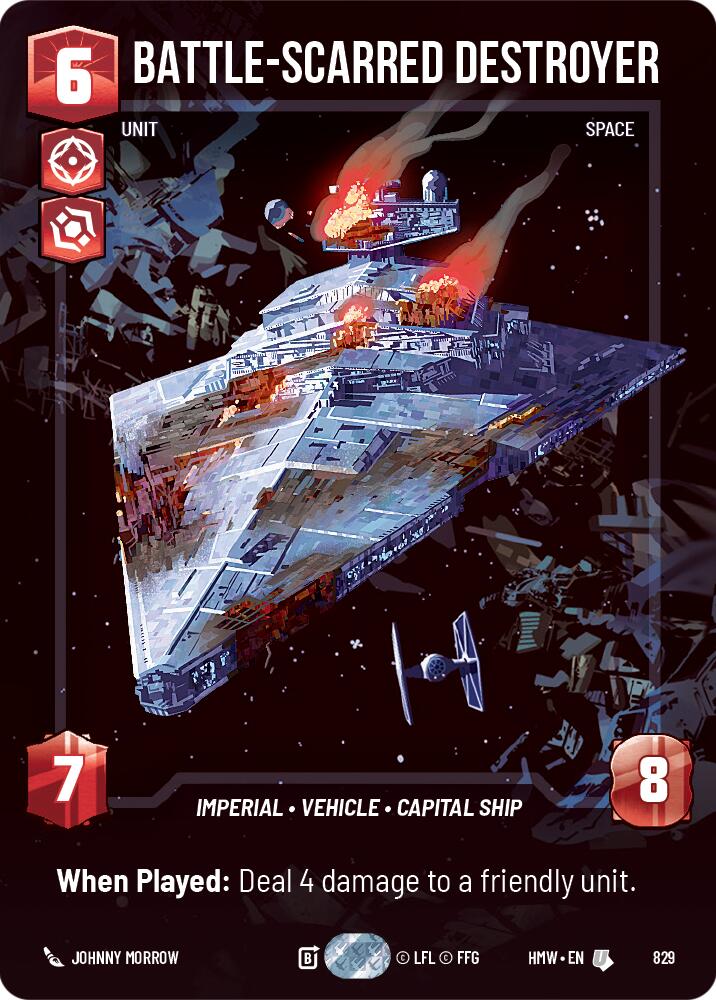 Battle-Scarred Destroyer (829) (Prestige) (829) [Homeworlds] - The Mythic Store | 24h Order Processing