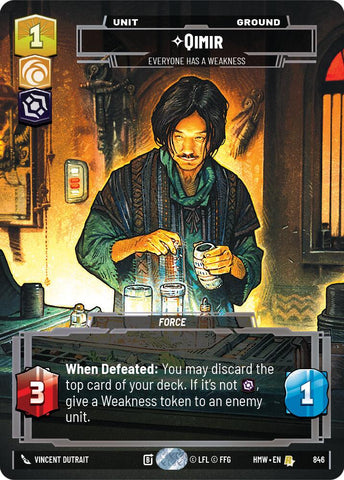 Qimir - Everyone Has a Weakness (846) (Prestige) (846) [Homeworlds] - The Mythic Store | 24h Order Processing