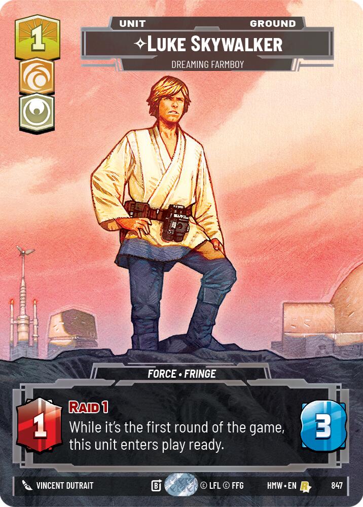 Luke Skywalker - Dreaming Farmboy (847) (Prestige) (847) [Homeworlds] - The Mythic Store | 24h Order Processing