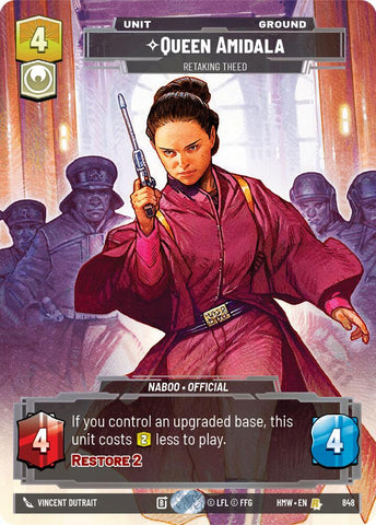 Queen Amidala - Retaking Theed (848) (Prestige) (848) [Homeworlds] - The Mythic Store | 24h Order Processing