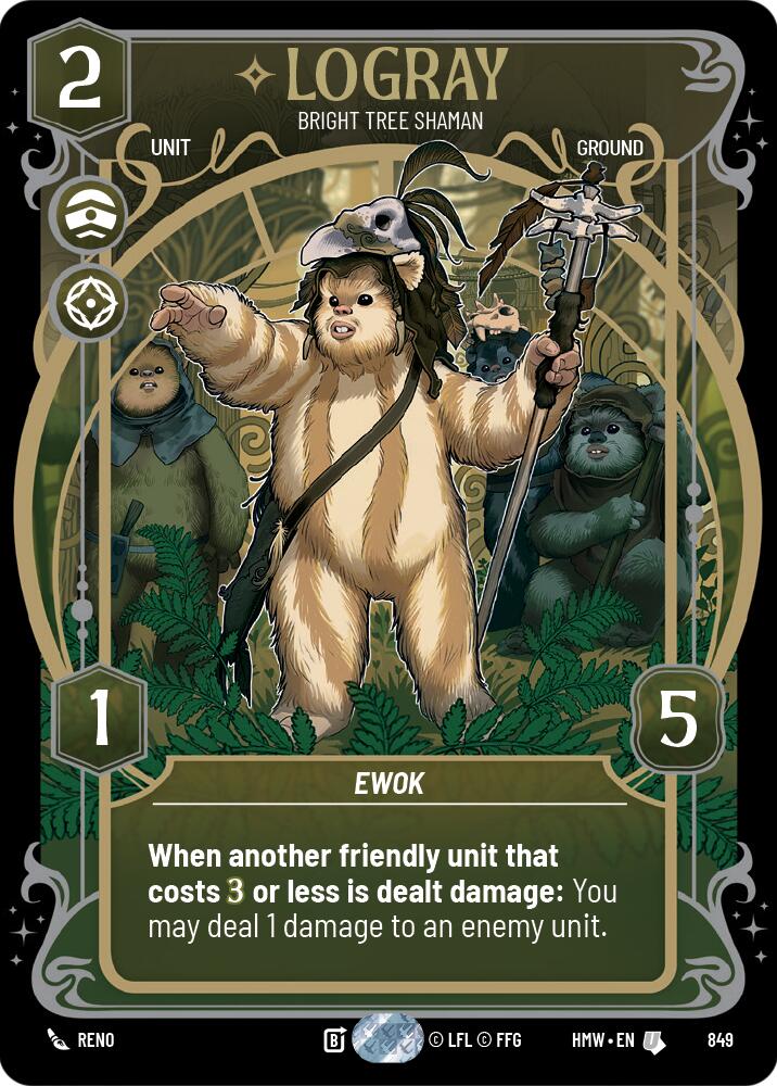 Logray - Bright Tree Shaman (849) (Prestige Foil) (849) [Homeworlds] - The Mythic Store | 24h Order Processing