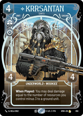 Krrsantan - Santo (850) (Prestige Foil) (850) [Homeworlds] - The Mythic Store | 24h Order Processing