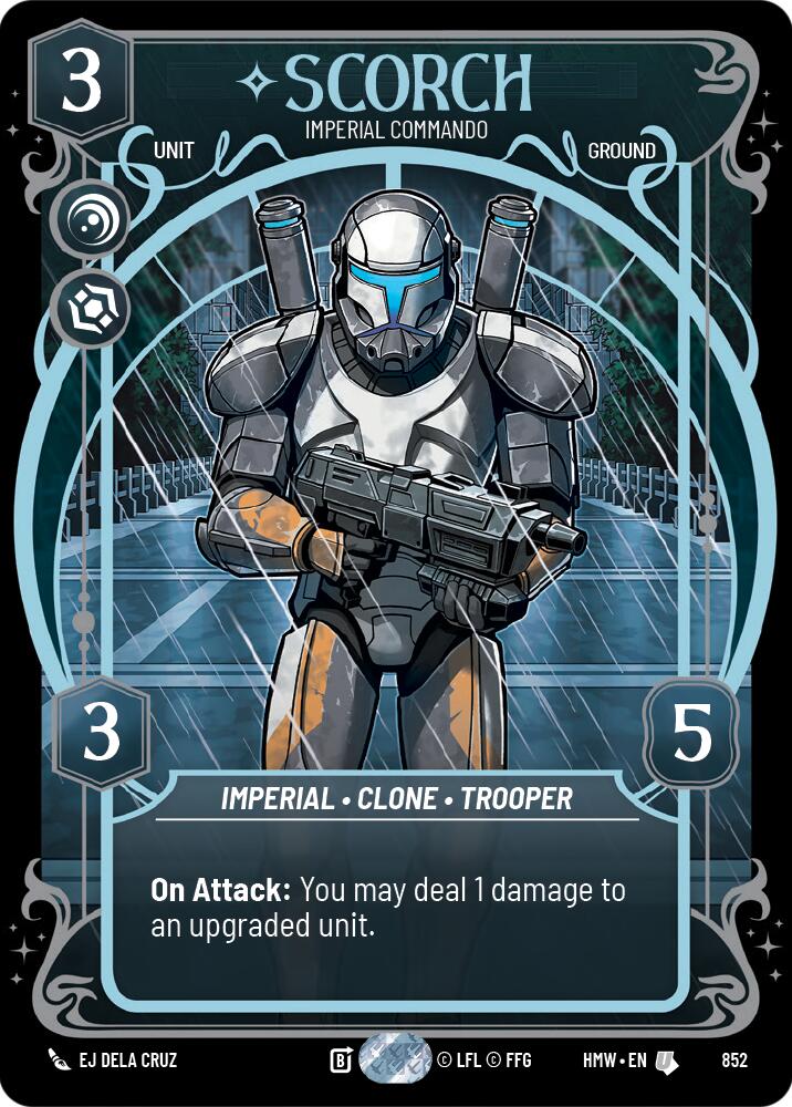 Scorch - Imperial Commando (852) (Prestige Foil) (852) [Homeworlds] - The Mythic Store | 24h Order Processing