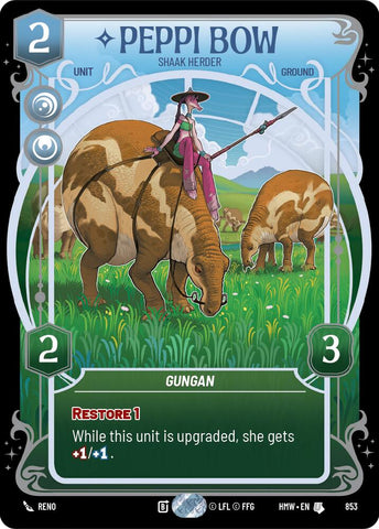 Peppi Bow - Shaak Herder (853) (Prestige Foil) (853) [Homeworlds] - The Mythic Store | 24h Order Processing