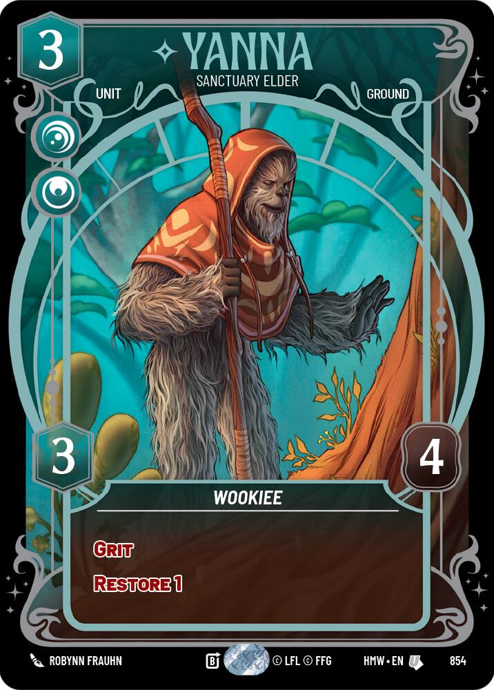 Yanna - Sanctuary Elder (854) (Prestige Foil) (854) [Homeworlds] - The Mythic Store | 24h Order Processing