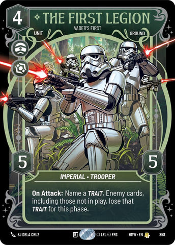 The First Legion - Vader's Fist (858) (Prestige Foil) (858) [Homeworlds] - The Mythic Store | 24h Order Processing