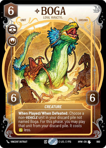 Boga - Loyal Varactyl (860) (Prestige Foil) (860) [Homeworlds] - The Mythic Store | 24h Order Processing
