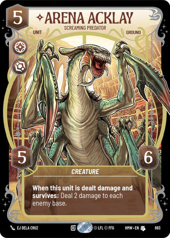 Arena Acklay - Screaming Predator (863) (Prestige Foil) (863) [Homeworlds] - The Mythic Store | 24h Order Processing