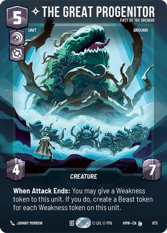 The Great Progenitor - First of the Drengir (873) (Prestige Foil) (873) [Homeworlds] - The Mythic Store | 24h Order Processing