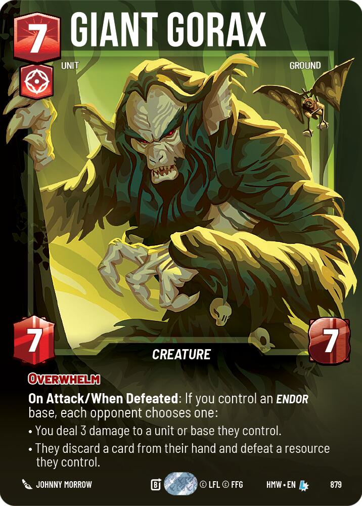 Giant Gorax (879) (Prestige Foil) (879) [Homeworlds] - The Mythic Store | 24h Order Processing