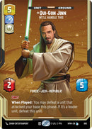 Qui-Gon Jinn - We'll Handle This (885) (Prestige Foil) (885) [Homeworlds] - The Mythic Store | 24h Order Processing