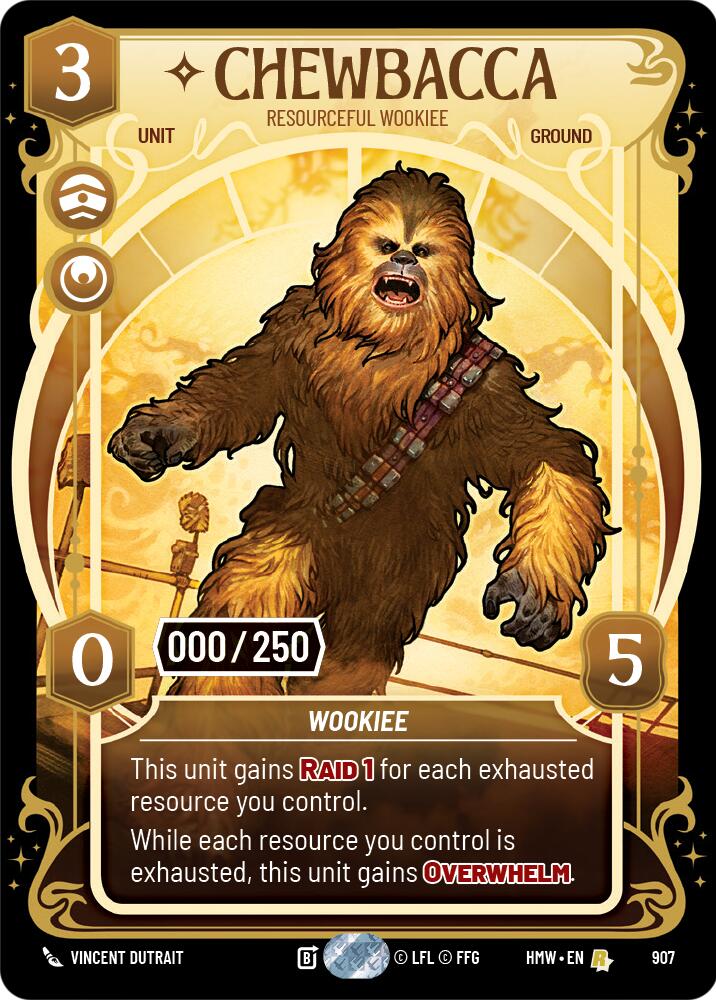 Chewbacca - Resourceful Wookiee (907) (Serialized) (907) [Homeworlds] - The Mythic Store | 24h Order Processing