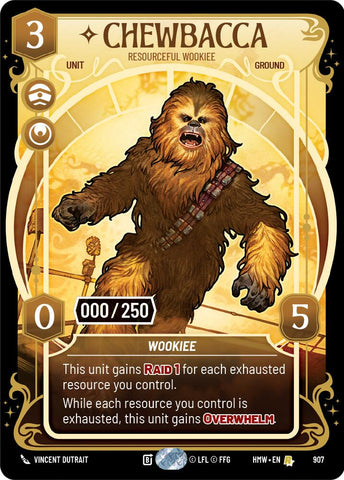 Chewbacca - Resourceful Wookiee (907) (Serialized) (907) [Homeworlds] - The Mythic Store | 24h Order Processing