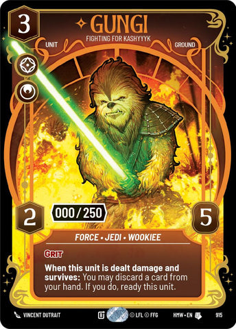 Gungi - Fighting for Kashyyyk (915) (Serialized) (915) [Homeworlds] - The Mythic Store | 24h Order Processing