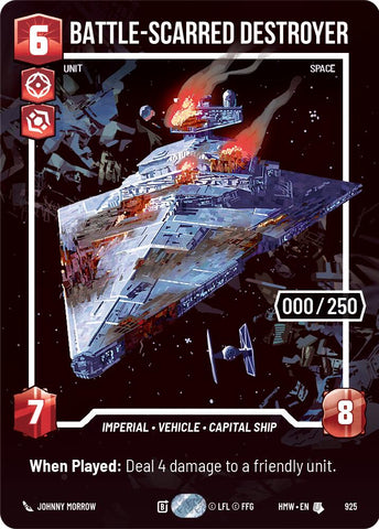 Battle-Scarred Destroyer (925) (Serialized) (925) [Homeworlds] - The Mythic Store | 24h Order Processing